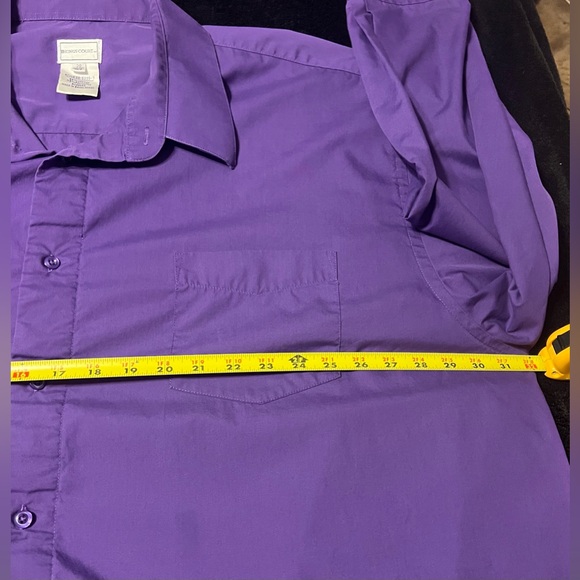 GUC Kings Court Men's Purple Dress Shirt size 20 neck - Picture 4 of 8